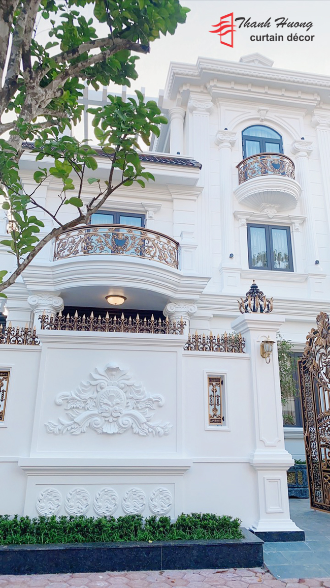 Công trình rèm vải Depo và rèm combi Modero cho biệt thự tại Kiến An - Hải Phòng