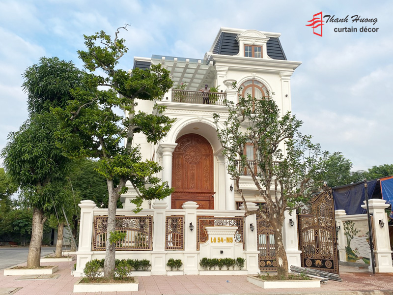 Công trình lắp đặt rèm cửa cao cấp tại Hải Phòng - Biệt thự Phúc Lộc, Lê Hồng Phong